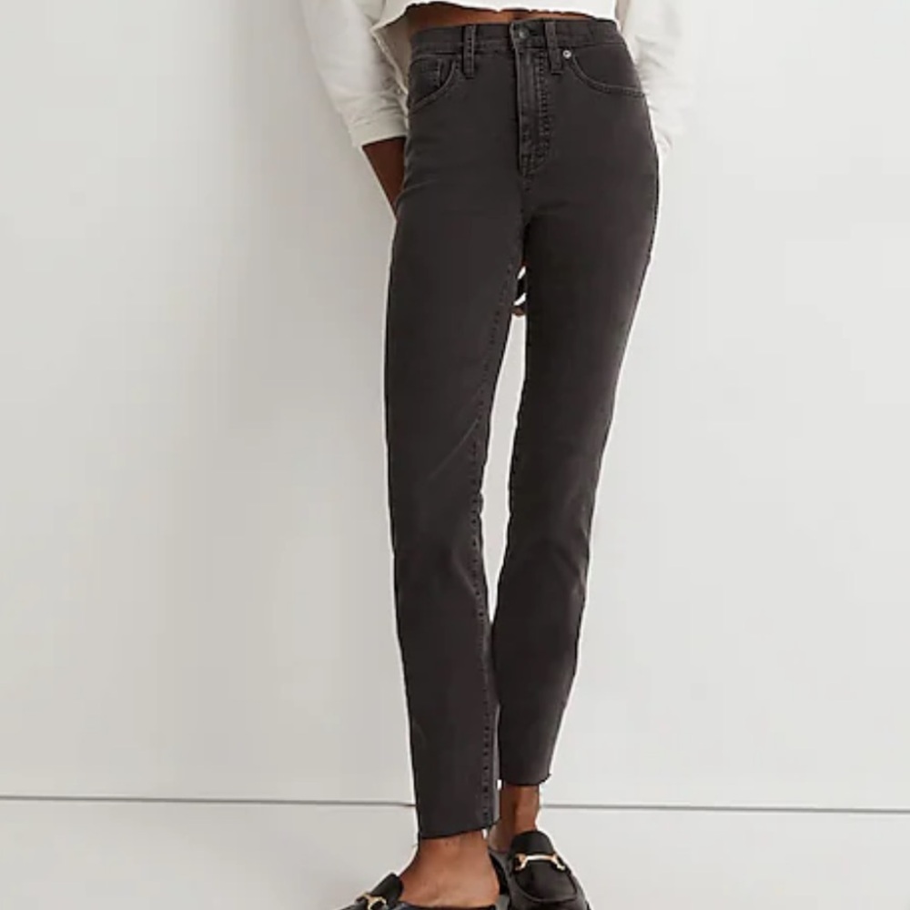 Madewell Stovepipe Jeans in Banberry Wash: Raw-Hem Edition EUC